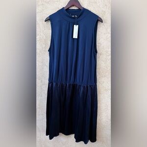 Michael Stars Ella Satin Nocturnal Dress